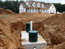 Sand Mound Pump Tank - Wickline Excavating, Inc.